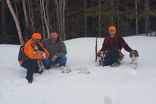 Small game with hunters